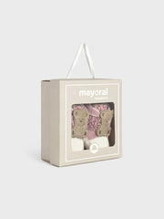 Mayoral Baby Pink Animal Print Bear Shoes - Pink