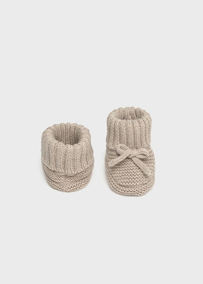 Mayoral Baby Knitted Booties - Brown