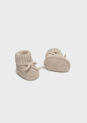 Mayoral Baby Knitted Booties - Brown