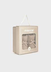 Mayoral Baby Knitted Booties - Brown