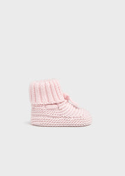 Mayoral Baby Knitted Booties - Pink