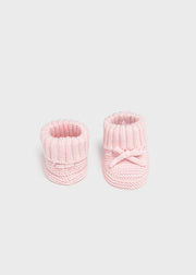 Mayoral Baby Knitted Booties - Pink