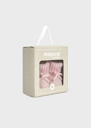 Mayoral Baby Knitted Booties - Pink