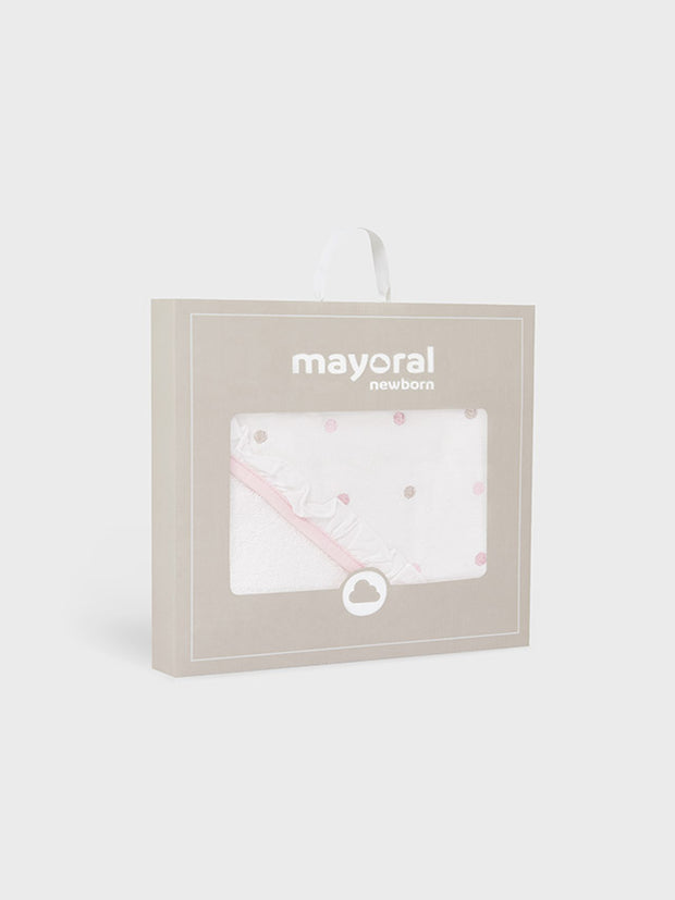 Mayoral Baby Cotton Polka Dot Towel