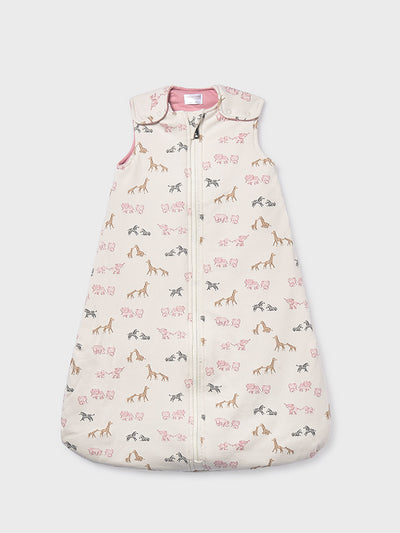 Mayoral Baby Girl Animals Sleeping Bag - Pink