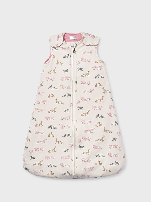 Mayoral Baby Girl Animals Sleeping Bag - Pink