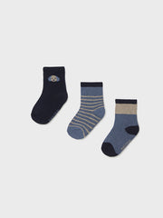 Mayoral Toddler Boy Navy Doggy Socks - 3 Pack (12M-4Y)
