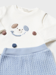 Mayoral Baby Boy Pale Blue Puppy Outfit Set