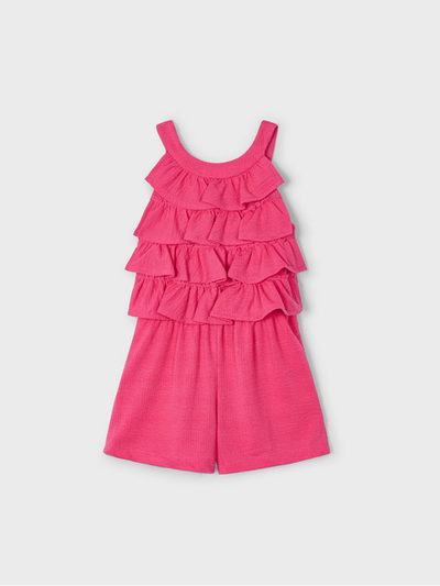 Mayoral Junior Girl Coral Paradise Playsuit