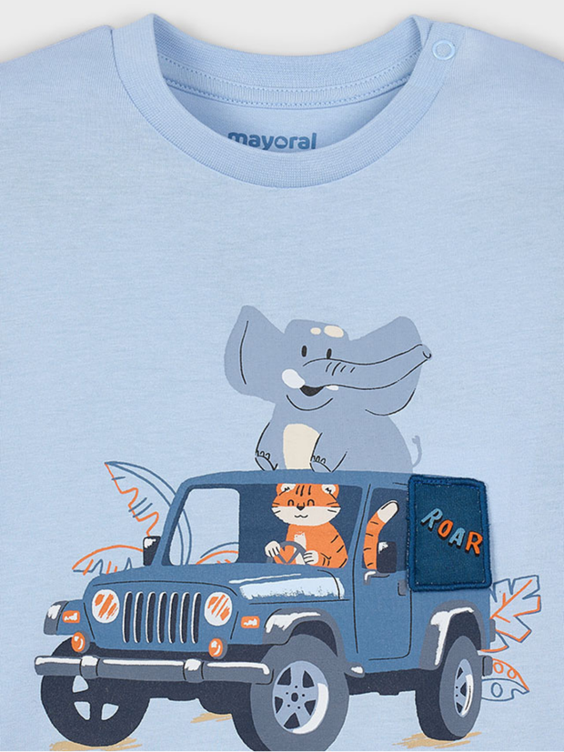 Mayoral Toddler Boy Safari Truck Top - 2 Colours