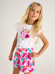 Mayoral Junior Girl Printed Shorts