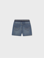 Mayoral Toddler Boy Soft Denim Shorts With Drawstring