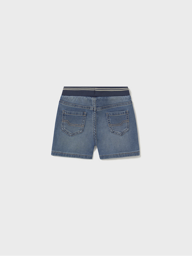 Mayoral Toddler Boy Soft Denim Shorts With Drawstring