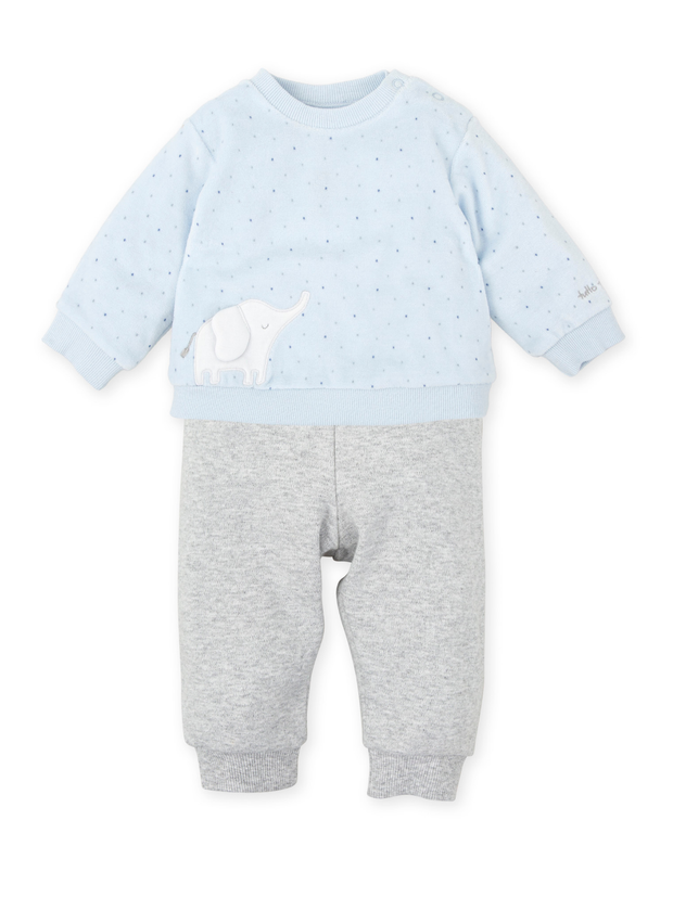 Tutto Piccolo Baby Boy Elephant Outfit Set