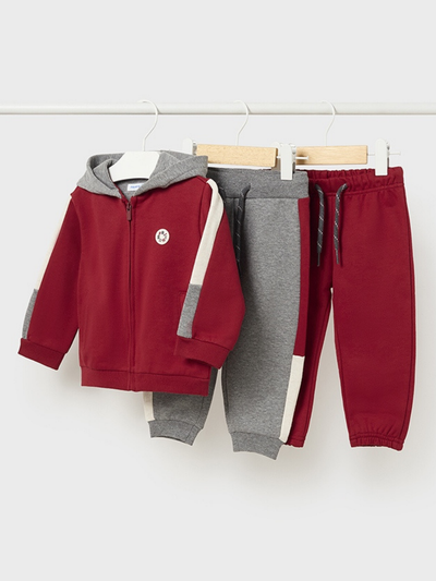 Mayoral Toddler Boy 3 Piece 'Every Day' Tracksuit - Red