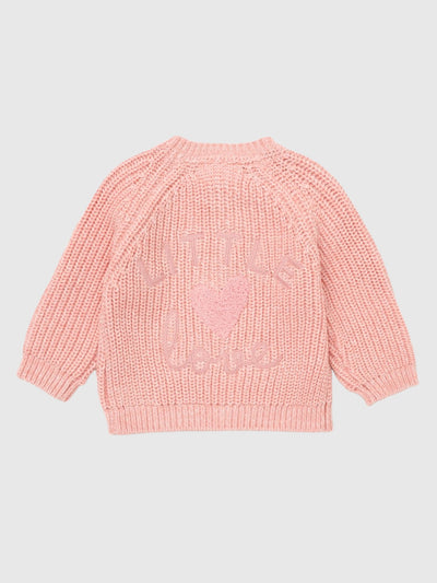 Baby 'Little Love' Pink Cardigan (0M-12M)