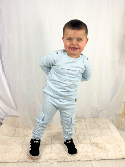 Mintini Boys Blue Tracksuit Set