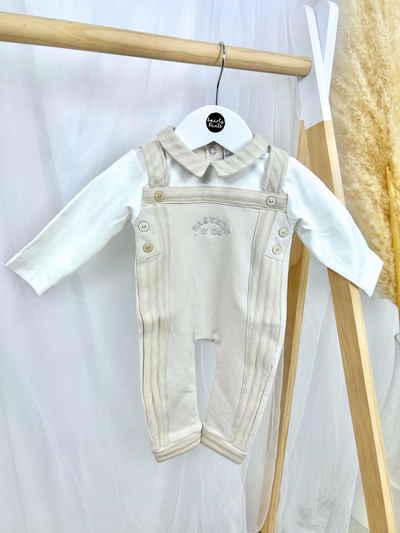 Pastels & Co Beige Baby Dungaree