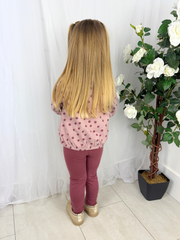 Mayoral Toddler Girl Pink Polka Dot Outfit Set (12M-4Y)