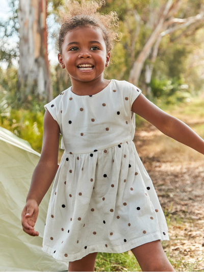 Mayoral Junior Girl Polka Dot Dress