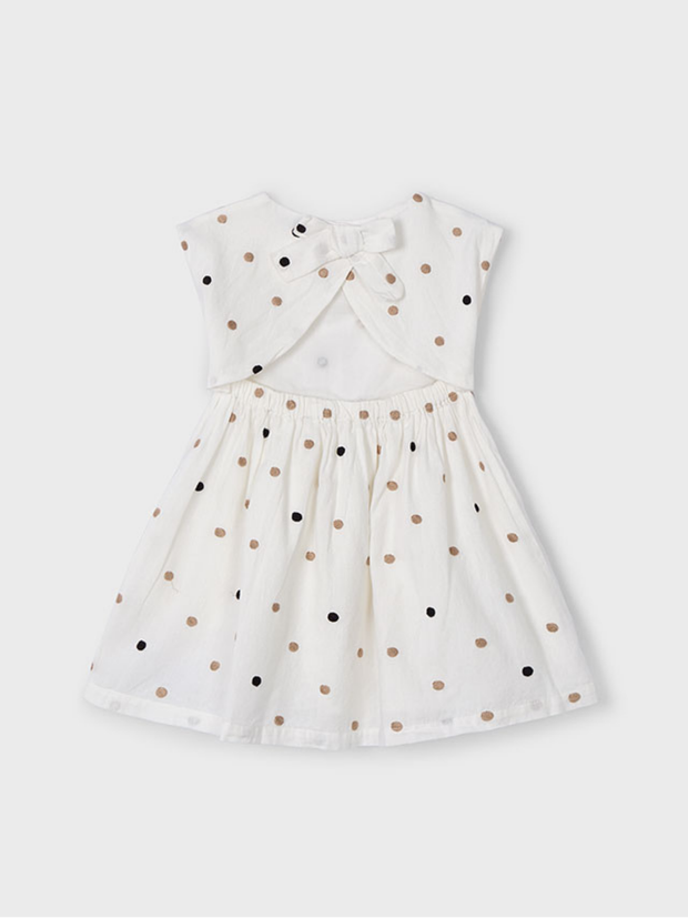 Mayoral Junior Girl Polka Dot Dress