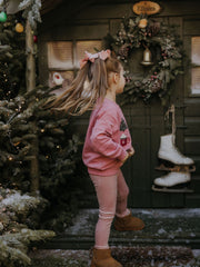 Name It Girls Pink Christmas Sweatshirt (9M- 5Y)