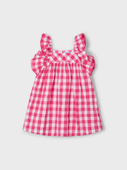 Mayoral Junior Girl Pink Gingham Dress