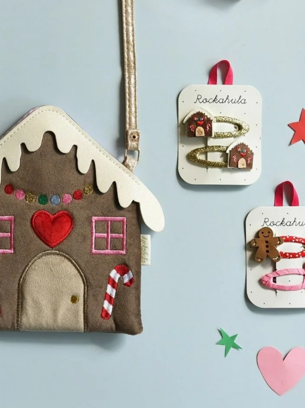 Rockahula Jolly Gingerbread Clips