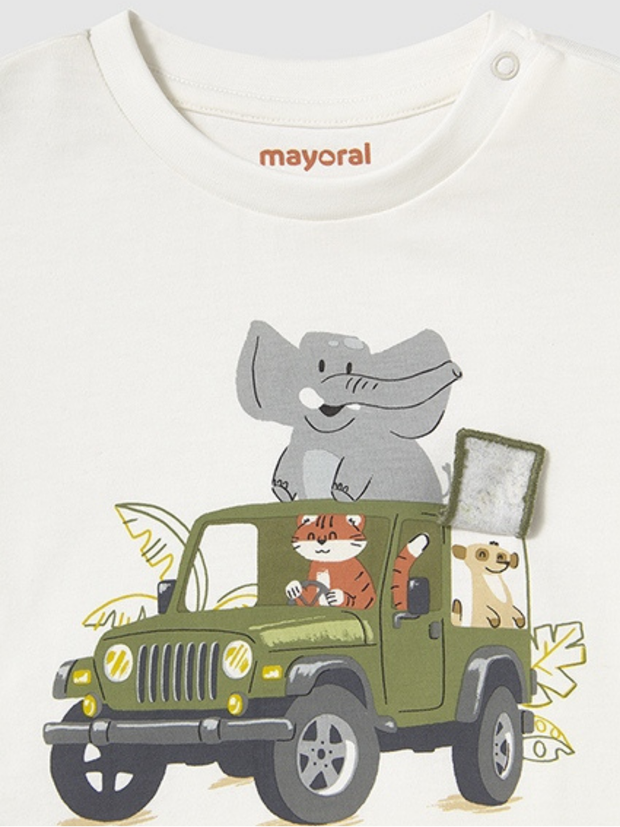 Mayoral Toddler Boy Safari Truck Top - 2 Colours