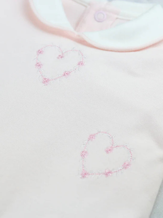 Emile et Rose Jenna Floral Heart Babygrow