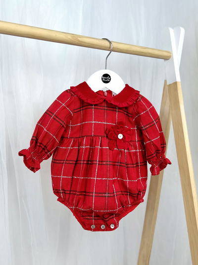 Deolinda Girls Red Klaus Romper