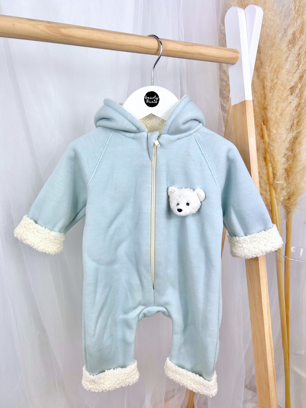 Diaz Teddy Zipped Pramsuit - 2 Colours