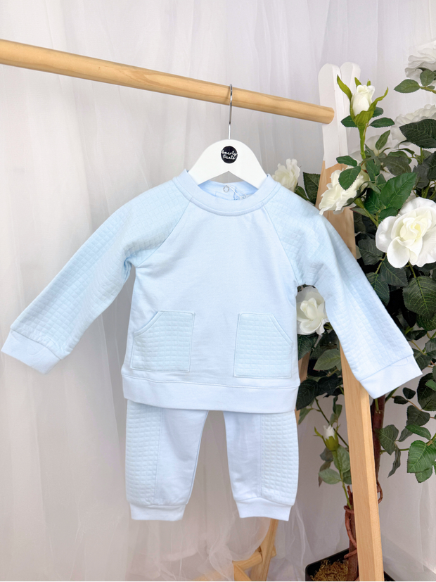 Mintini Boys Blue Jumper & Joggers Set (12M-5Y)