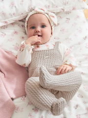 Mayoral Baby Girl Neutral Babygrow & Headband