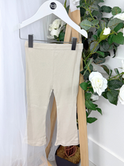 Girls 'Always Smiling' Beige 3 Piece Gilet Outfit Set (12M-5Y)