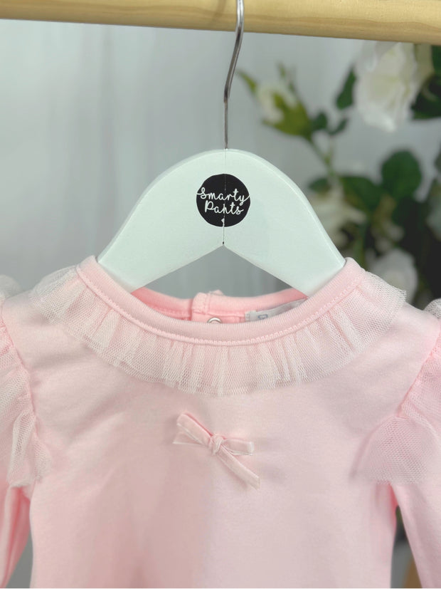 Mintini Girls Pink Top & Sparkly Bloomers (3M-2Y)