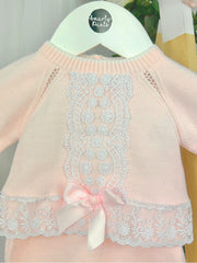 Pex Baby Girls 'Florence' Pink Outfit Set (NB-6M)