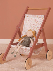 Little Dutch Wooden Doll Stroller