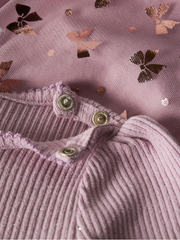 Name It Baby Girls Pink Leopard Print Dress (0M-18M)