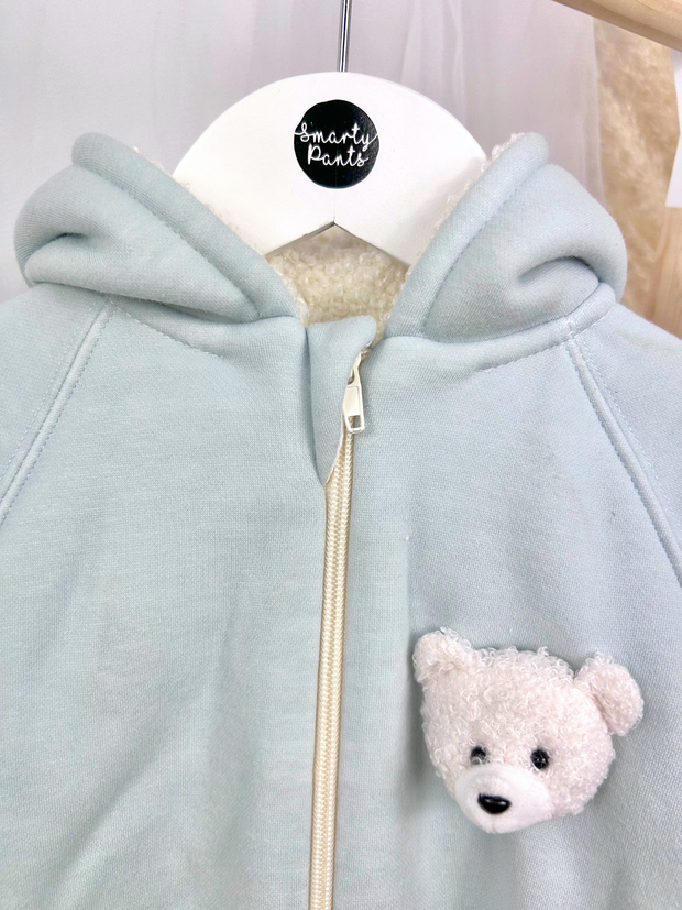 Diaz Teddy Zipped Pramsuit - 2 Colours