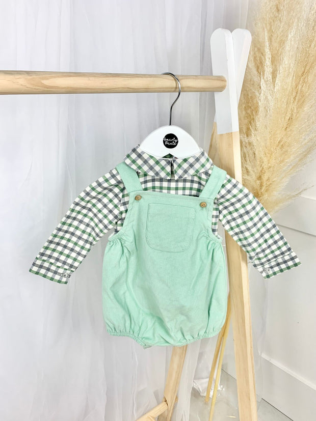 Baby Boy Jasper Dungaree Romper