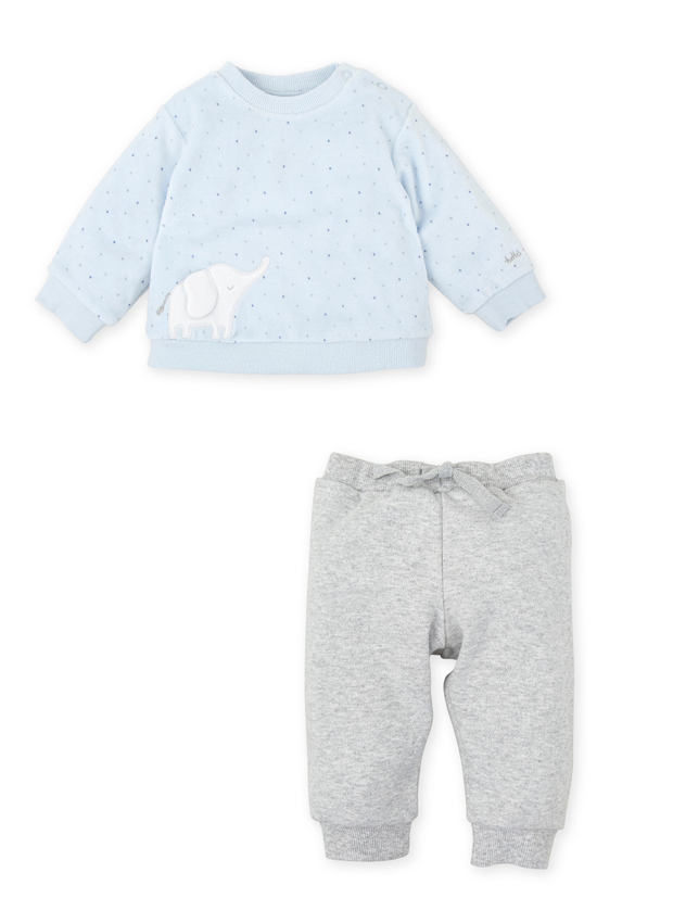 Tutto Piccolo Baby Boy Elephant Outfit Set