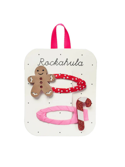 Rockahula Jolly Gingerbread Clips