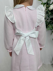 Deolinda Girls Pink Heart Dress (3M-4Y)