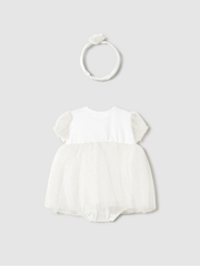 Mayoral Baby Girl Tulle Dress & Headband