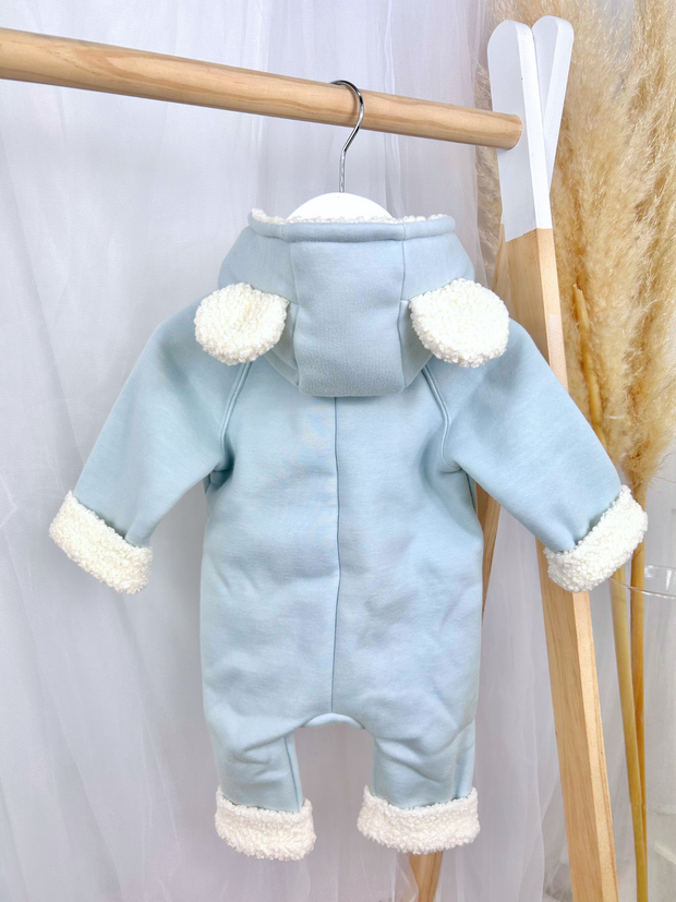 Diaz Teddy Zipped Pramsuit - 2 Colours