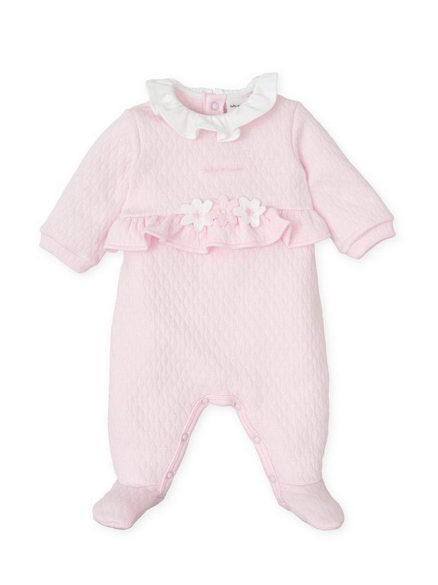 Tutto Piccolo Baby Girl Flower Detail Babygrow