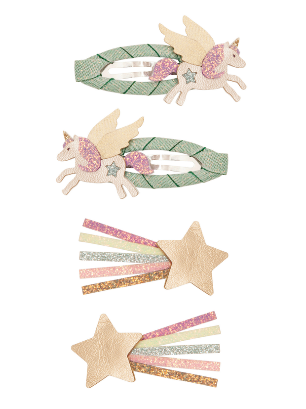 Mimi & Lula Flying Unicorn Clip Set