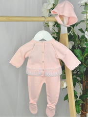 Pex Baby Girls 'Florence' Pink Outfit Set (NB-6M)