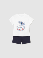 Mayoral Toddler Boy Ocean Short Set